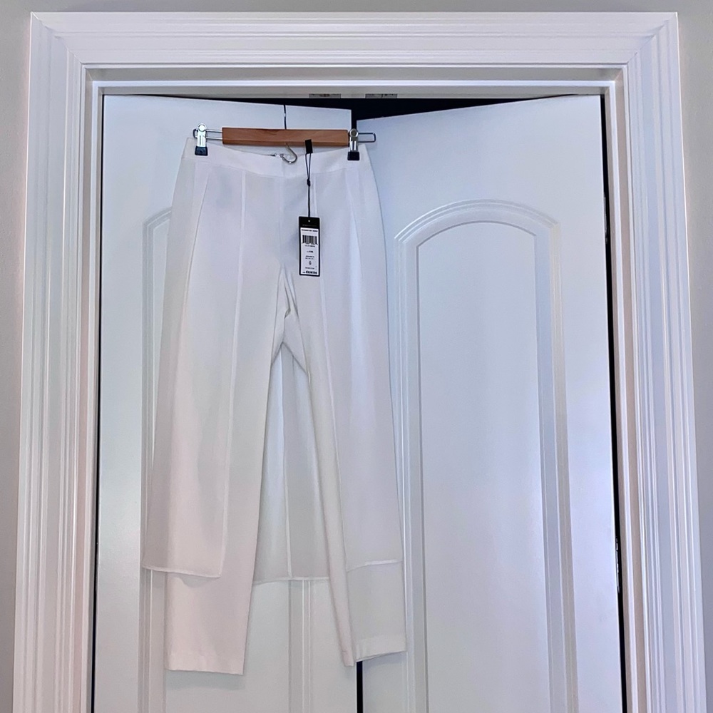 Sheer Overlay Cape Pant